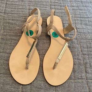 Calvin Klein sandals.